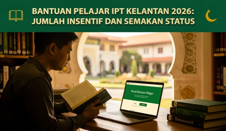 Bantuan Pelajar IPT Kelantan 2026: Jumlah Insentif dan Semakan Status