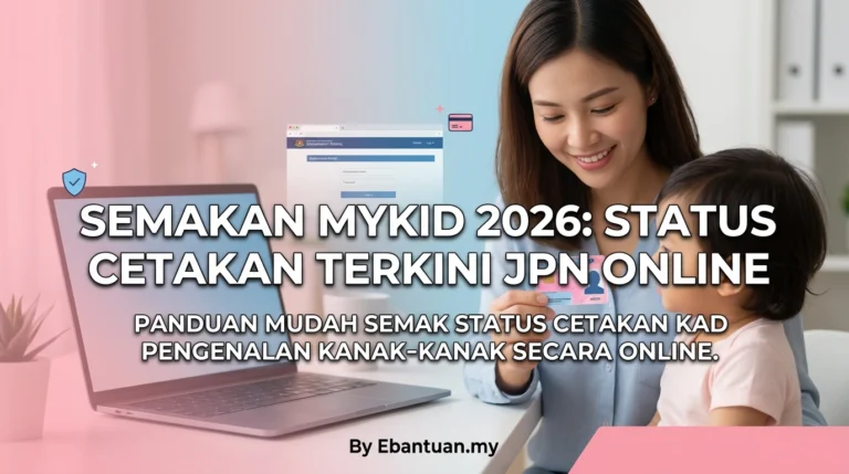 Semakan MyKid 2026: Status Cetakan Terkini JPN Online