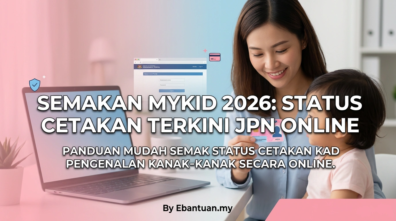 Semakan MyKid 2026: Status Cetakan Terkini JPN Online