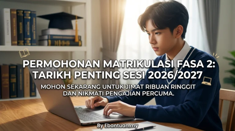 Permohonan Matrikulasi Fasa 2: Tarikh Penting Sesi 2026/2027