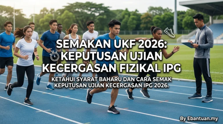 Semakan UKF 2026: Keputusan Ujian Kecergasan Fizikal IPG