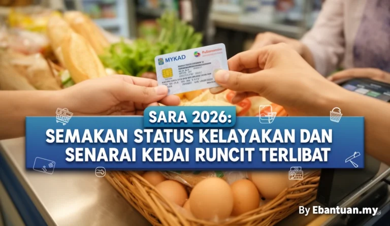 SARA 2026: Semakan Status Kelayakan dan Senarai Kedai Runcit Terlibat