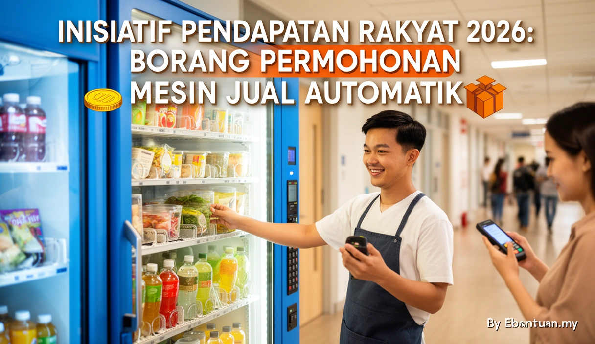Inisiatif Pendapatan Rakyat 2026: Borang Permohonan Mesin Jual Automatik