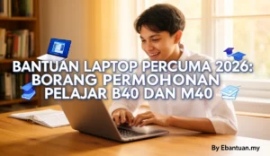 Bantuan Laptop Percuma 2026: Borang Permohonan Pelajar B40 dan M40