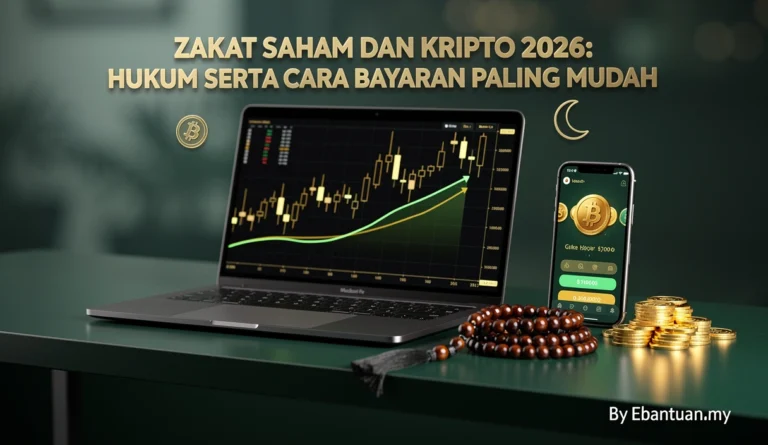 Zakat Saham dan Kripto 2026: Hukum Serta Cara Bayaran Paling Mudah