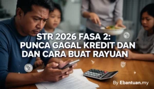 STR 2026 Fasa 2: Punca Gagal Kredit dan Cara Buat Rayuan