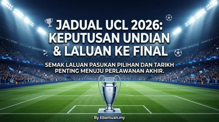 Jadual UCL 2026: Keputusan Undian & Laluan Ke Final