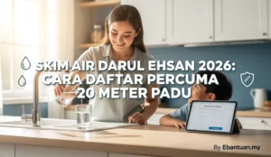Skim Air Darul Ehsan 2026: Cara Daftar Percuma 20 Meter Padu