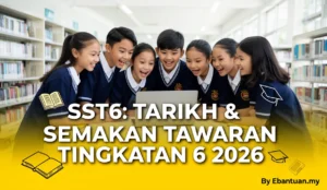 SST6: Tarikh & Semakan Tawaran Tingkatan 6 2026
