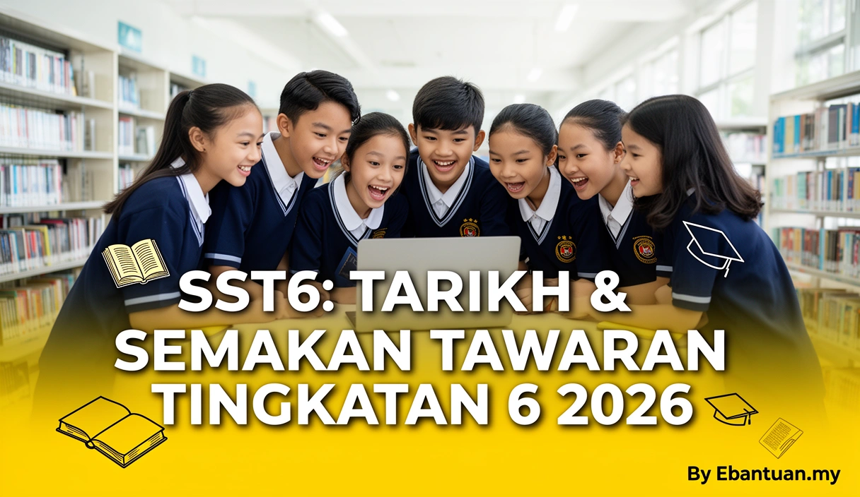 SST6: Tarikh & Semakan Tawaran Tingkatan 6 2026