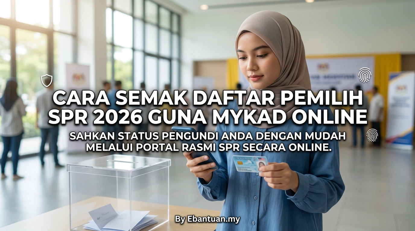 Cara Semak Daftar Pemilih SPR 2026 Guna MyKad Online