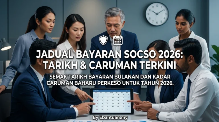 Jadual Bayaran SOCSO 2026: Tarikh & Caruman Terkini