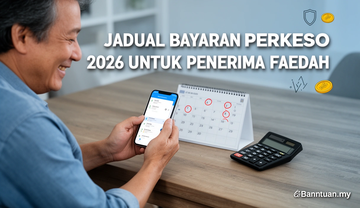 Jadual Bayaran PERKESO 2026 Untuk Penerima Faedah