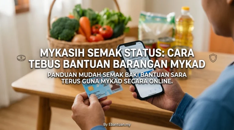 MyKasih Semak Status: Cara Tebus Bantuan Barangan MyKad