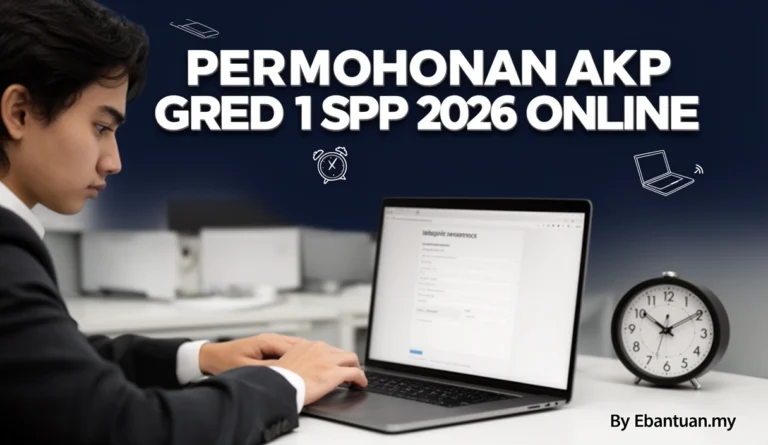 Permohonan AKP Gred 1 SPP 2026 Online