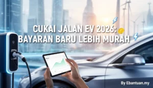 Cukai Jalan EV 2026: Bayaran Baru Lebih Murah