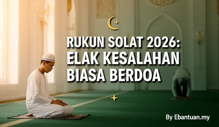 Rukun Solat 2026: Elak Kesalahan Biasa Berdoa