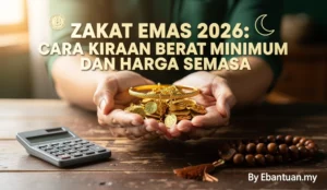 Zakat Emas 2026: Cara Kiraan Berat Minimum dan Harga Semasa