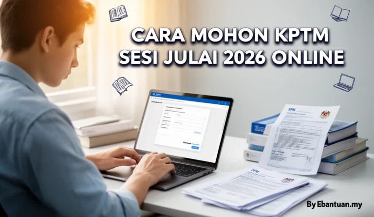 Cara Mohon KPTM Sesi Julai 2026 Online