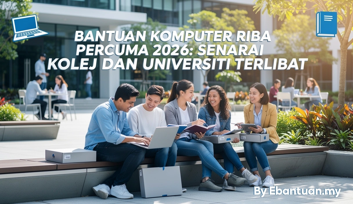 Bantuan Komputer Riba Percuma 2026: Senarai Kolej dan Universiti Terlibat