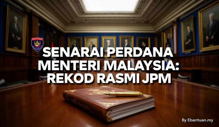 Senarai Perdana Menteri Malaysia: Rekod Rasmi JPM
