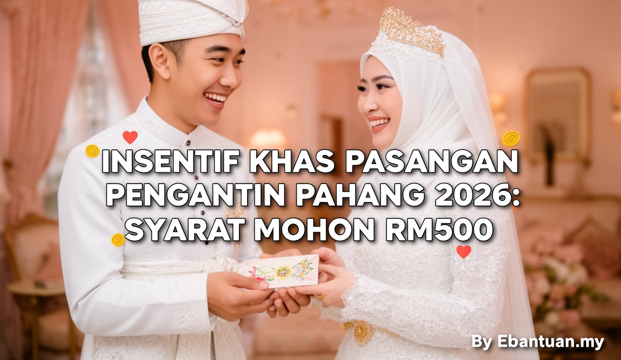 Insentif Khas Pasangan Pengantin Pahang 2026: Syarat Mohon RM500
