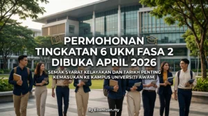 Permohonan Tingkatan 6 UKM Fasa 2 Dibuka April 2026