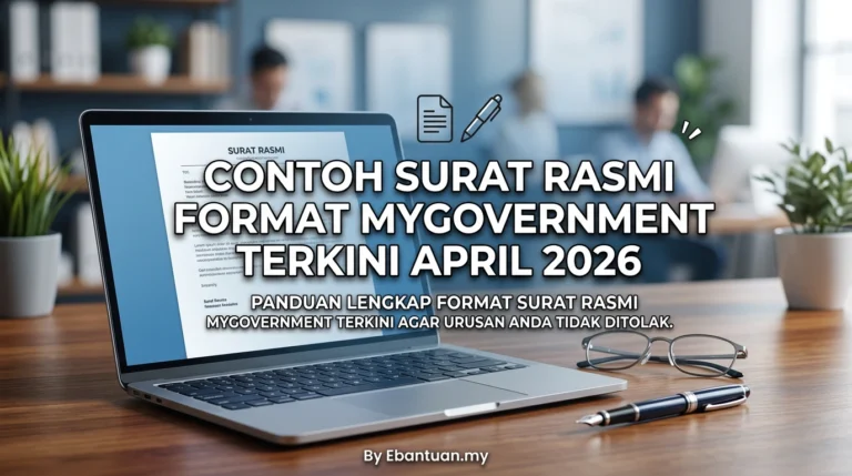 Contoh Surat Rasmi Format MyGovernment Terkini April 2026