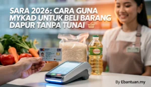 SARA 2026: Cara Guna MyKAD untuk Beli Barang Dapur Tanpa Tunai