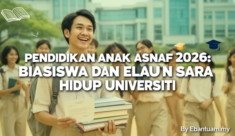 Pendidikan Anak Asnaf 2026: Biasiswa dan Elaun Sara Hidup Universiti