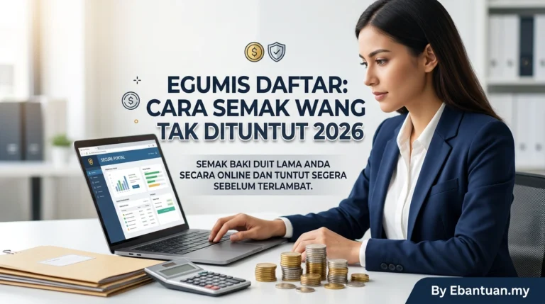 eGUMIS Daftar: Cara Semak Wang Tak Dituntut 2026