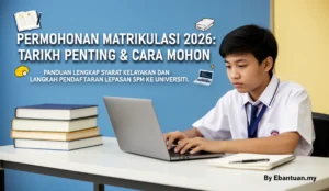 Permohonan Matrikulasi 2026: Tarikh Penting & Cara Mohon