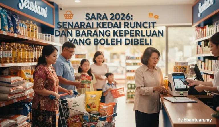 SARA 2026: Senarai Kedai Runcit dan Barang Keperluan Yang Boleh Dibeli