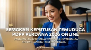 Semakan Keputusan Temuduga PDPP Perdana 2026 Online