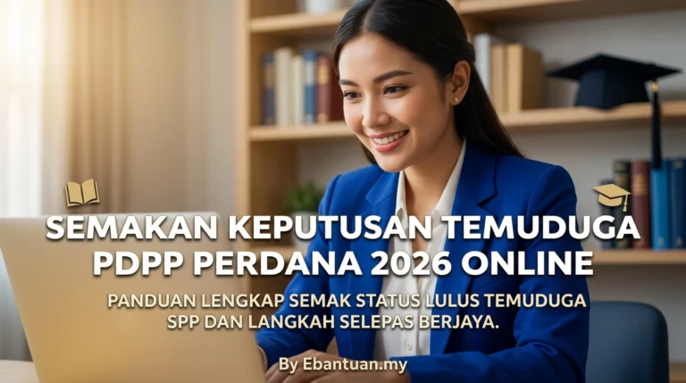 Semakan Keputusan Temuduga PDPP Perdana 2026 Online