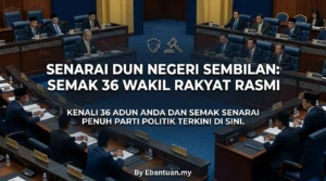 Senarai DUN Negeri Sembilan: Semak 36 Wakil Rakyat Rasmi