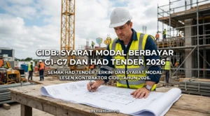 CIDB: Syarat Modal Berbayar G1-G7 Dan Had Tender 2026