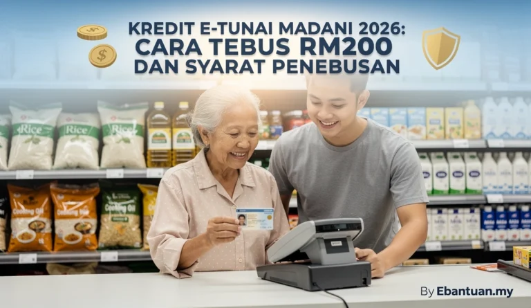 Kredit E-Tunai Madani 2026: Cara Tebus RM200 dan Syarat Penebusan