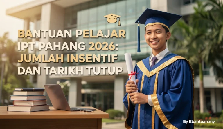 Bantuan Pelajar IPT Pahang 2026: Jumlah Insentif dan Tarikh Tutup