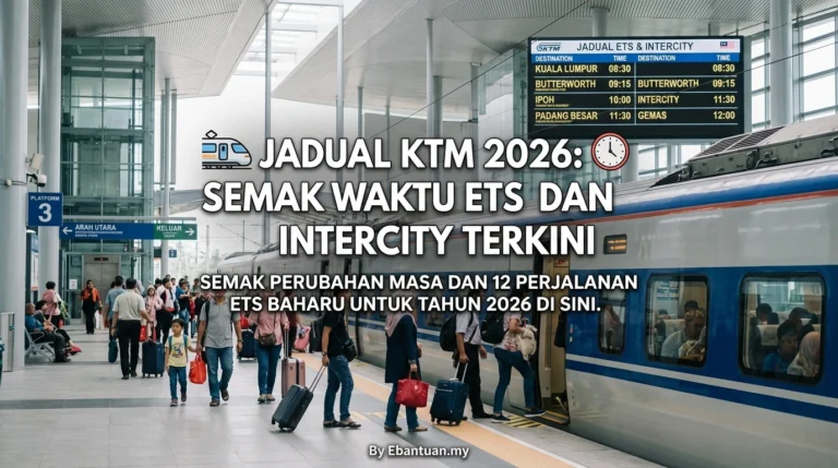 Jadual KTM 2026: Semak Waktu ETS dan Intercity Terkini