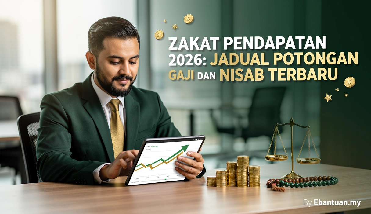 Zakat Pendapatan 2026: Jadual Potongan Gaji dan Nisab Terbaru
