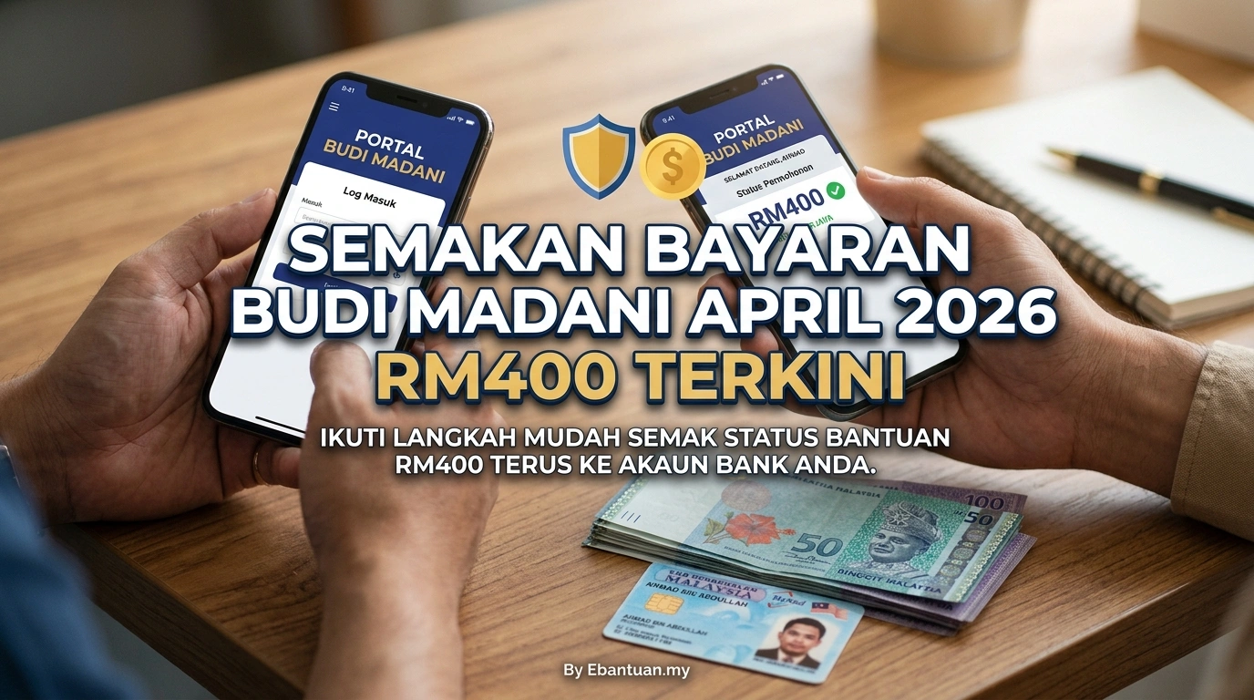 Semakan Bayaran BUDI MADANI April 2026 RM400 Terkini
