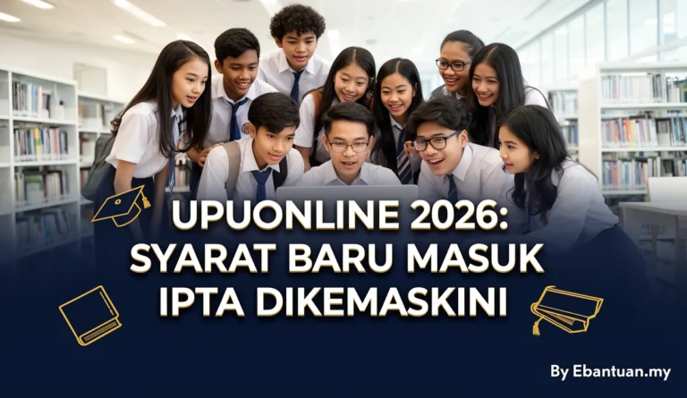 UPUOnline 2026: Syarat Baru Masuk IPTA Dikemaskini
