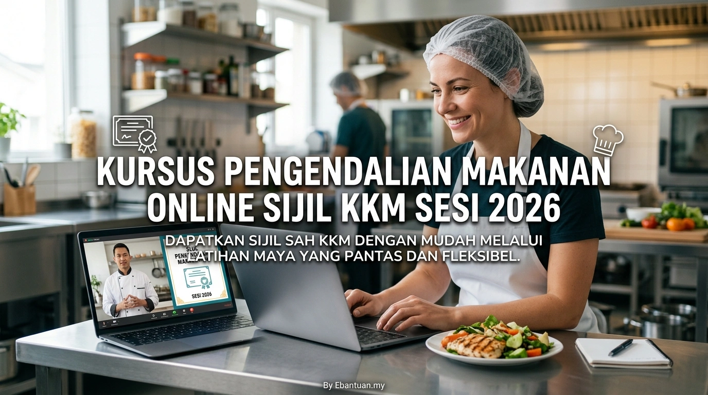 Kursus Pengendalian Makanan Online Sijil KKM Sesi 2026