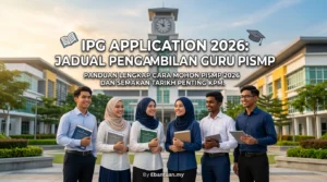 IPG Application 2026: Jadual Pengambilan Guru PISMP