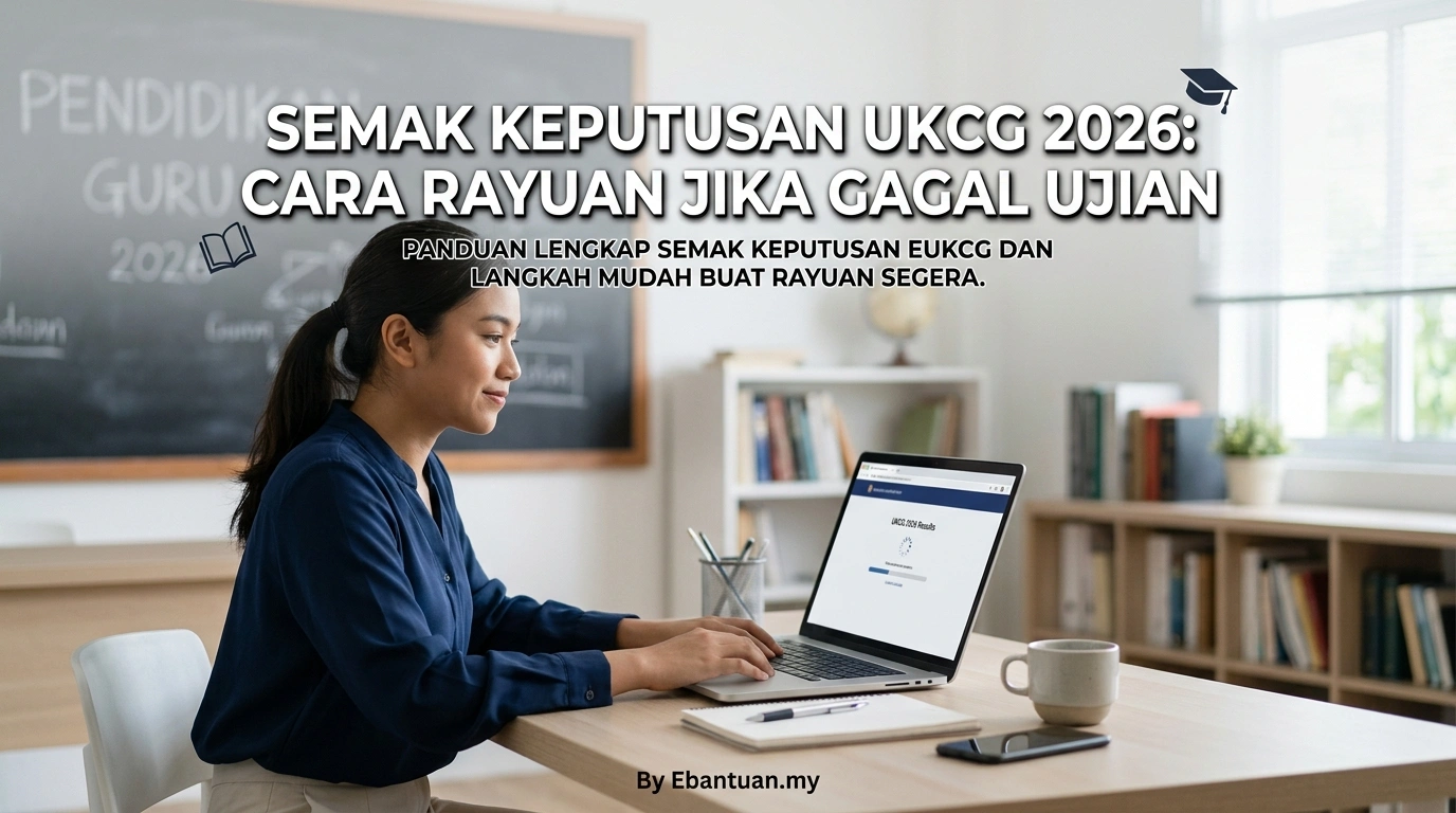 Semak Keputusan UKCG 2026: Cara Rayuan Jika Gagal Ujian