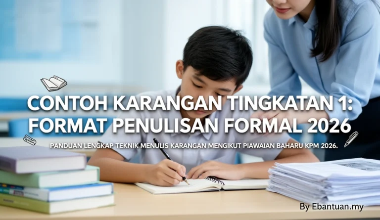 Contoh Karangan Tingkatan 1: Format Penulisan Formal 2026