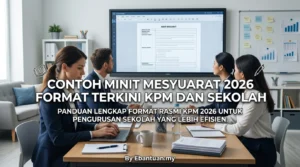 Contoh Minit Mesyuarat 2026 Format Terkini KPM Dan Sekolah