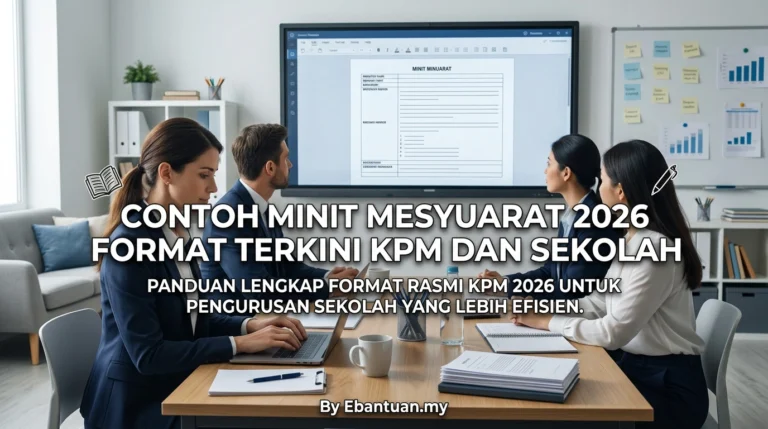 Contoh Minit Mesyuarat 2026 Format Terkini KPM Dan Sekolah