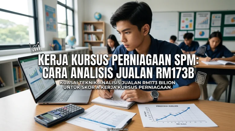 Kerja Kursus Perniagaan SPM: Cara Analisis Jualan RM173B